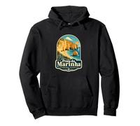 Praia da Marinha Goldene Klippen Algarve Portugal Pullover Hoodie