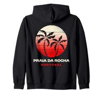 Praia da Rocha Portugal Algarve Strand Sonnenuntergang Design Kapuzenjacke