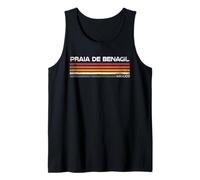 Praia De Benagil Portugal Retro Streifen Vintage Reise Tank Top