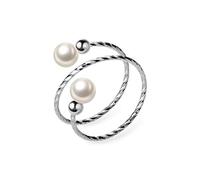 PRAK Damen 925 Sterling Silber Luxus Ringe,Verstellbare Ringe Für Womenr Ringe Spirale Minimalistischen Finger Ring Schmuck Seltene Kostbare Einzigartige Unterscheiden Blenden