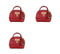 Praktische Münzgeldbörse, Schlüsselanhänger-Tasche, robustes PU-Leder, Organizer für Damen, Lippenstifte, Karten und Datenkabel, PU-Leder-Organizer