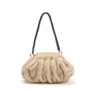 Praktische Multi Positions Handtasche, Kunstpelz, leicht, unter den Armen zu tragen, Alltagskomfort, Cloud Schulter Faltentasche, Damentasche, Damenhandtasche