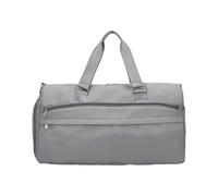 Praktischer Turnbeutel aus Oxford-Gewebe mit Nass-Trocken-Trennung und Schuhfach-Design, Handtasche für Sport, Reisen, unverzichtbar, große Kapazität, Turnbeutel, trocken und nass getrennt, grau, Mass