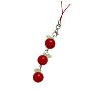 Praktisches Design mit Tomaten und Blättern, Schlüsselanhänger mit modischen Accessoires für Mädchen, modisch, für den täglichen Gebrauch, Freizeitkleidung, einzigartige Handydekoration, フリーサイズ