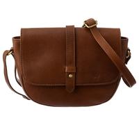 Prato Jagdtasche Umhängetasche H400 Leder dark cognac