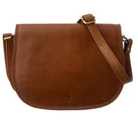 Prato Jagdtasche Umhängetasche H401 Leder dark cognac