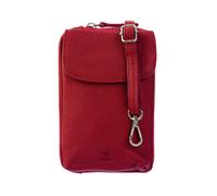 Prato LM AJ08 Asif Rindleder geprägt Handy Umhängetasche rot