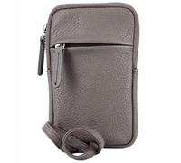 Prato LM Asif Handy Umhängetasche echt Leder mid grey