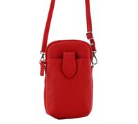 Prato LM Asif Handy Umhängetasche echt Leder rot Rot