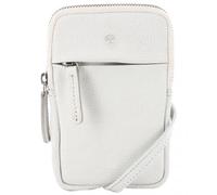 Prato LM Asif Handy Umhängetasche echt Leder white Weiß