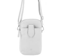 Prato LM Asif Handy Umhängetasche echt Leder white Weiß