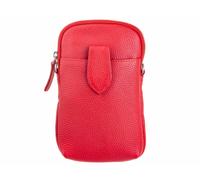 Prato LM J07 Asif Rindleder glatt Handy Umhängetasche rot