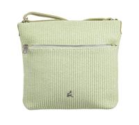 Prato LM Reißverschluss-Umhängetasche Stroh-Look pistachio