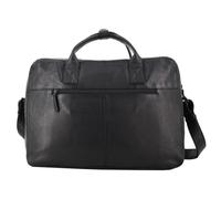 Prato LM Shahid Aktentasche echt Rindleder schwarz Schwarz