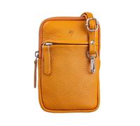 Prato LM Shahid J14-P geprägtes Rindleder Handytasche dgelb