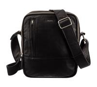 Prato LM Shahid J42-N glattes Rindleder Umhängetasche Herren schwarz