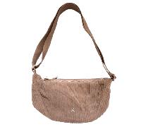 Prato SC06 zeitlose Crossbody Bag aus Breitcord Moonbag mocha