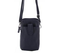 Prato - Prato LM Asif Handy Umhängetasche echt Leder dark blue Blau