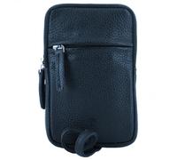 Prato - Prato LM Asif Handy Umhängetasche echt Leder dark blue Blau