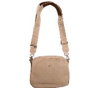 Prato - Prato LM Joyce Umhängetasche breiter Riemen genarbtes PU beige Beige