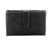 Prato - Prato LM Shahid Geldbörse mit RV RFID-Schutz echt Leder schwarz Schwarz