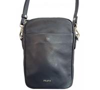 Prato - Prato LM Shahid Handy Umhängetasche echt Leder dark blue Blau