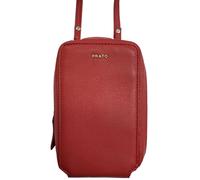 Prato - Prato LM Shahid Handy Umhängetasche echt Leder red Rot