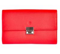 Prato - Prato LM Shahid Kellnerbörse mit RFID echt Rindleder rot Rot