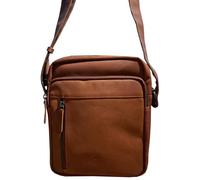 Prato - Prato Oil Pull Up Schultertasche echt Rindleder cognac Braun