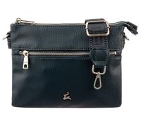 Prato S017-G genarptes PU Umhängetasche Handtasche petrol blue