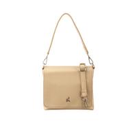 Prato S035-G genarptes PU Umhängetasche Handtasche petrol blueBeige