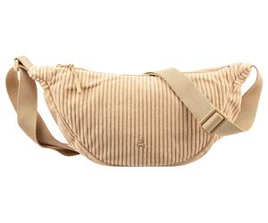 Prato SC06 zeitlose Crossbody Bag aus Breitcord Moonbag light beige