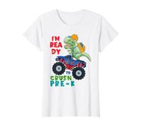 Pre K für Jungen Erster Tag von Pre-K Zurück zur Schule Preisgünstiges Grafik-T-Shirt, Damen, Weiß, S