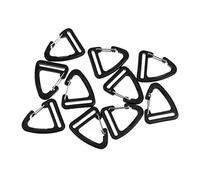 predolo 10x Kunststoff Dreieck Karabinerhaken Rucksackkette