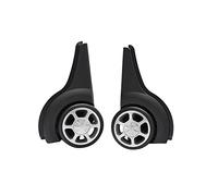 predolo 2X Gepäckrad Ersatz-Kofferräder, Lenkrollen, leise, stark, flexibel, Universal-Trolley-Räder für Koffer, Tasche, Einkaufswagen