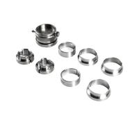 predolo Watch Bewegungshalter Set mit Edelstahl Halterungen Drehbarem Basisständer Und Fixationswerkzeug für Präzise Wartung für Uhrmacher Reparaturarbeiten