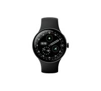 Preis nur mit myMediaMarkt - GOOGLE Pixel Watch 4 45 Wi-Fi Smartwatch Fluorelastomer, 150-215, Obsidian