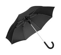 Preiswert & Gut Regenschirm Sturmfest Groß - Automatik Stockschirm für Herren und Damen, XXL Golf Schirm winddicht und robust, Ø103 cm Farbwahl (Schwarz/Weiß)