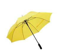 Preiswert&Gut Stockschirm Automatik Farbwahl Groß 120cm Damen Herren Fiberglas XXL Regenschirm (Gelb)