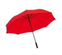 Preiswert&Gut Stockschirm Automatik Groß 120 cm Damen Herren Fiberglas XXL Regenschirm (Rot)