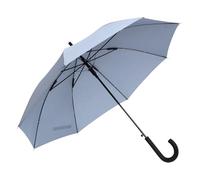 Preiswert&Gut Stockschirm Automatik Groß und Robust, ein stabiler Regenschirm für Herren und Damen mit Metallstock, wetterfester Schirm in Hellblau Ø103 cm