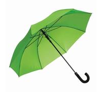 Preiswert & Gut Stockschirm - stabiler Metallstock mit Metallspeichen & 190T-Polyester-Bespannung - wasserabweisender Rundhakengriff aus Moosgummi - langlebiger Regenschirm - Ø119 cm (Hellgrüne)