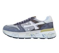 PREMIATA Herrenschuhe Sneaker Wildleder Stoff Mick_7713 Grau-Beige, Grau / Beige, 44 EU