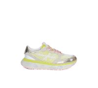 Premiata Low-Top Sneaker - Breathable Mesh Sneakers With Metallic Accents - Gr. 38 (EU) - in Gelb - für Damen