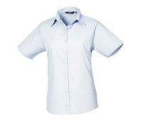 Premier - Bluse für Damen kurzärmlig (Hellblau) EU 40 / UK 12