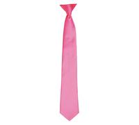 Premier Colours Herren Satin Clip Krawatte (Fuchsia) Einheitsgröße