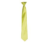 Premier Colours Herren Satin Clip Krawatte (Limette) Einheitsgröße