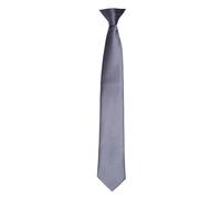 Premier Colours Satin-Krawatte für Herren (Stahl) Einheitsgröße