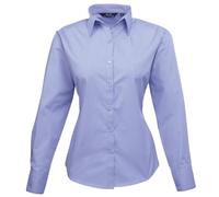 Premier - Bluse für Damen Langärmlig (Mittelblau) EU 38 / UK 10