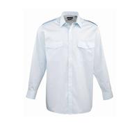 Premier - Pilotenhemd für Herren Langärmlig (Hellblau) 22